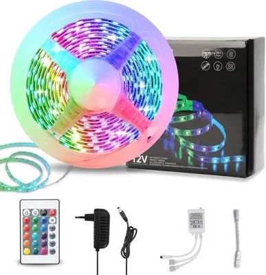 Obrázek produktu pro LED pásky s dálkovým ovládáním – s funkcí změny barev a stmívání pro domácí i párty výzdobu