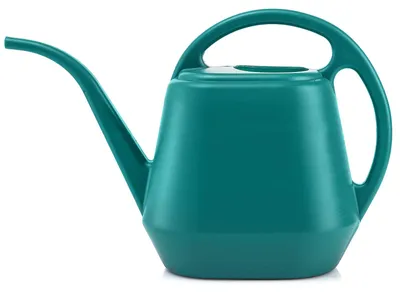 Gießkanne 4 l, Kunststoff, grün, lange Tülle, ergonomisch