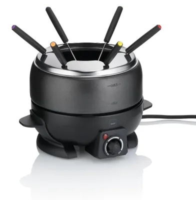 Elektrische Fondueset 9-teilig, 800 W, 1,7 l, für 6 Personen