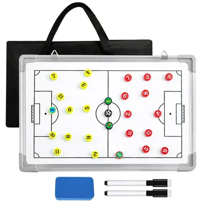 Produktbild von Taktisches Board für Fußballtraining mit Stiften und Tasche