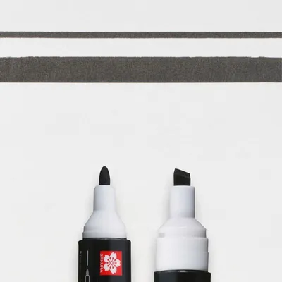 Immagine prodotto di SAKURA XZPKTN49 Marcatore permanente SAKURA Permapaque, 2 punte, nero