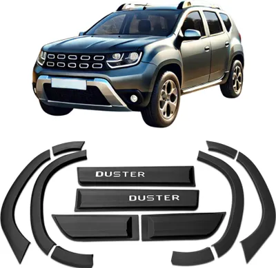 Obrázok produktu pre Krytky a ochranné kryty dverí Dacia Duster 18-24 Písmená Chróm