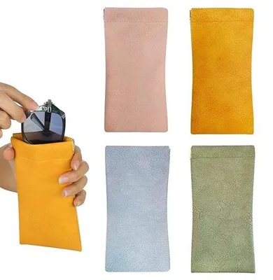 Immagine prodotto di Portaocchiali da 4 pezzi - in ecopelle - unisex