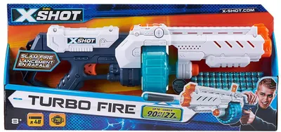 Produktbild von Zuru X-Shot Turbo Fire Blaster met 48 Darts