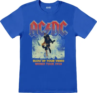 Produktbild von AC/DC - "Blow Up Your Video" T-Shirt für Herren/Damen Uni RO1140 (XXL) (Mittelblau)