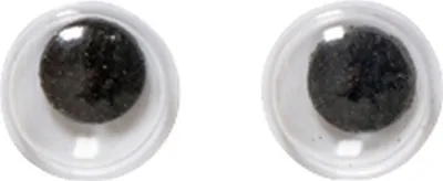Image de Heyda 204888107 Yeux vacillants autocollants Ø 7 mm blanc avec pupille noire