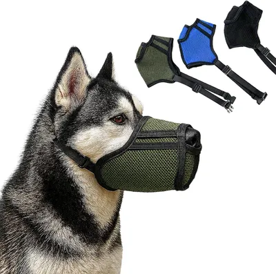 Imagen del producto de Boca para perros, transpirable, tamaño medio (28 cm de circunferencia), protege contra mordeduras y arañazos, para perros