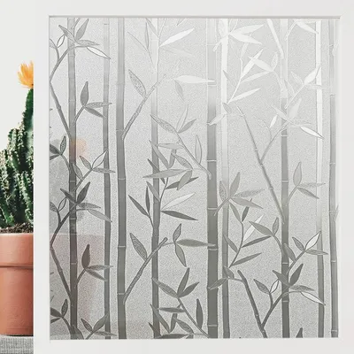 Immagine prodotto di Pellicola per vetri - Pellicola per la privacy - Decorazione e privacy - Adesione statica - 44,5 x 200 cm - Trasparente