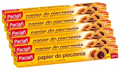 Produktbild von PACLAN Braunes Backpapier 8m Rolle - 6 Stück