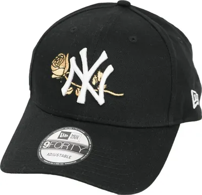 Produktbild von New Era Cap mit Rose und NY Logo Schwarz One size