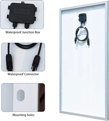 Produktbild von 600W Solarpanel Komplettset Solar Set Photovoltaik 12V Spezielle Halterung für Wohnmobile  Monokristallin Solarmodul