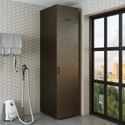 Immagine prodotto di Mobile per lavatrice Roomart, larghezza 60 cm, nero-rovere