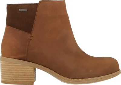 Zdjęcie produktu dla Clarks DevreeViolaGTX brązowe skórzane wodoodporne botki damskie Clarks DevreeViolaGTX brązowe skórzane wodoodporne botki damskie z zamkiem 35,5
