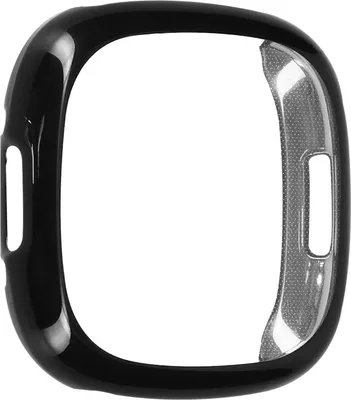 Produktbild von Avizar, Schutzhülle mit Displayschutzfolie für Fitbit Versa 4 / Sense 2, Schwarz