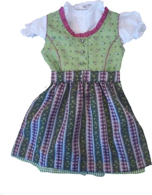Produktbild von Traditionelles Kinder Dirndl mit Bluse Gr. 68 - 164 140