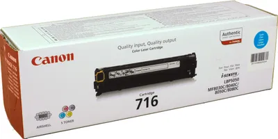 Produktbild von Canon 716 Cyan, 1500 Seiten, Cyan, 1 Stück(e)
