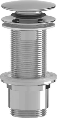 Produktbild von Sapho Waschbecken-Ablaufgarnitur 5/4“, klick-klack, großer Stopfen, 10-80mm, ABS / Chrom