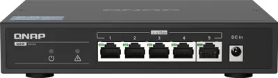 Zdjęcie produktu dla QNAP QSW-1105-5T, Nie zarządzany, Gigabit Ethernet (10/100/1000)