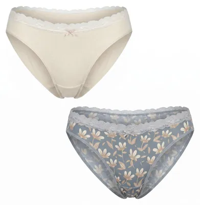 Immagine prodotto di Janira, confezione da 2 mini slip da donna in cotone Coquettes 1032356