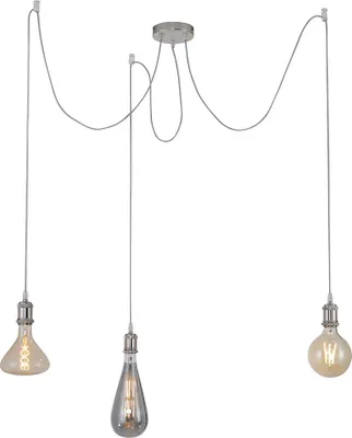 Produktbild von Pendelleuchte, 3-Flammig, Höhenverstellbar stahl, H 300 cm