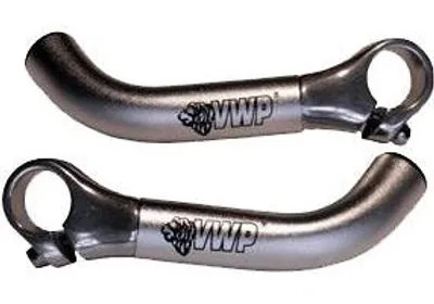 Produktbild von VWP-Bar-Ends 08 gekrümmtes Aluminiumsilber