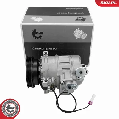 Image de ESEN SKV 84SKV016 Compresseur de climatisation PAG 46 pour VW PASSAT Variant (3B6), PASSAT Variant (3B5), PASSAT (3B3), PASSAT (3B2) et AUDI A4 Berline