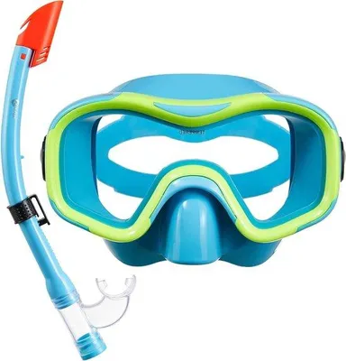 Produktbild von Famanu Tauchmaske für Kinder - gehärtetes Glas - Anti-Beschlag - Schnorchel