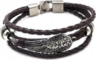 Image de Bracelet HOMME BRONZE ECO LEATHER SILVER 448