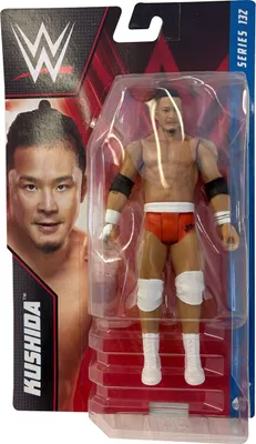 Immagine prodotto di WWE Kushida, figura mobile da collezione, circa 15 cm, 10 punti di movimento, per bambini, Mattel, HDD32
