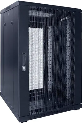 Immagine prodotto di Armadio server DSIT 18 U 19", con porta frontale perforata (LxPxH) 600 x 600 x 1000 mm (DS6618PP)