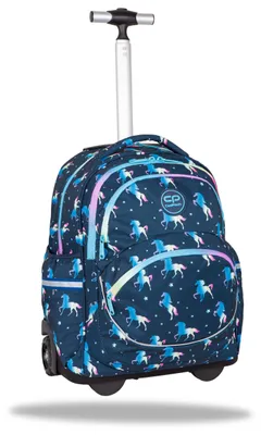 Obrázek produktu pro Dvoukomorový batoh na kolečkách Coolpack blue unicorn – PATIO