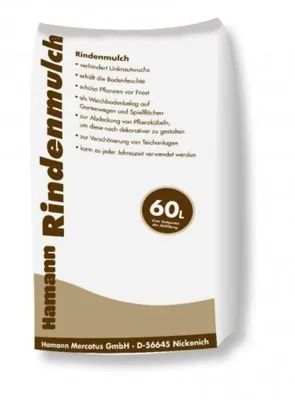 Produktbild von Rindenmulch 60 l für Garten und Landschaftsbau zur Bodenabdeckung und Unkrauthemmung
