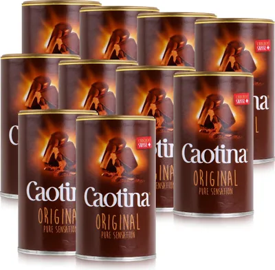 Produktbild von Caotina Original Trinkschokolade - Kakaopulver Schweizer Schokolade (10er Pack)