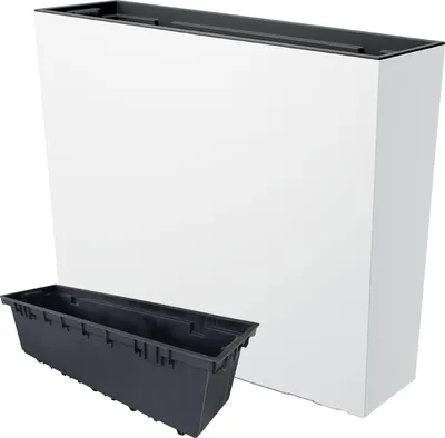 Produktbild von Hochdose mit Einsatz CORBI 77 cm weiß 58 cm