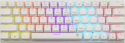 Produktbild von White Shark mechanische Gaming-Tastatur WAKIZASHI 2, rot SW, US-Layout, weiß (GK-002211V2)