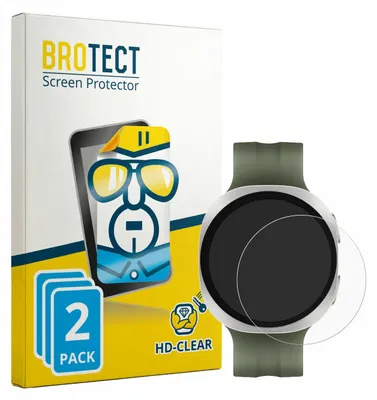 Produktbild von 2x Für Samsung Galaxy Watch 9 (40 mm) Schutzfolie BROTECT Displayschutz Display Schutz Folie Klar Transparent