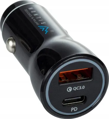 Zdjęcie produktu dla Ładowarka samochodowa , USB typ C Montis 3000 mA