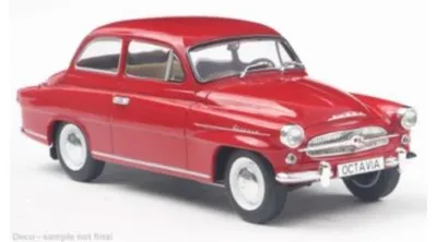 Immagine prodotto di Modello in scala della Skoda Octavia Super, colore rosso, anno 1959.