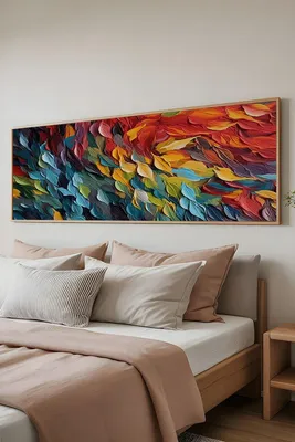 Immagine prodotto di Wallity, Artsmdfyty28-50120, Quadro decorativo incorniciato, Multicolore, Legno, 50 x 120 cm