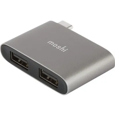 Immagine prodotto di Moshi, Adattatore USB-C / doppio USB-A, Grau