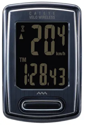 Image de Compteur de vélo CatEye VELO WIRELESS STEALTH CC-VT230W noir