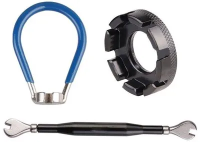 Obrázok produktu pre Sada náradia na bicykel – chróm-molybdénová oceľ – sada náradia na bicykel – kľúč na osy s rukoväťou – pre osy s priemerom 14G – kufrík