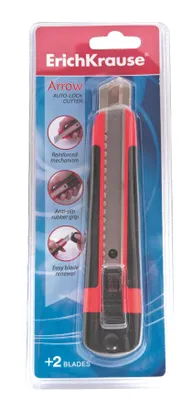 Image de Cutter pour tapis ARROW + 2 lames de rechange, taille : 18 mm
