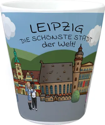 Produktbild von Sehenswürdigkeiten von Leipzig Blumentopf - Dekorativer Pflanzentopf mit