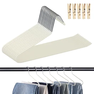 Image de Lot de 12 cintres ouverts pour pantalons et jupes