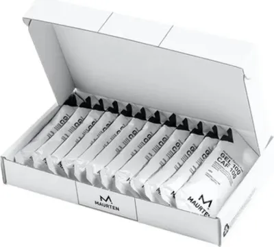 Produktbild von Maurten Gel 100 Caf 100 Schachtel Mit Energiegelen Neutraler Geschmack 40g 12 Einheiten Weiß  Weiß One Size