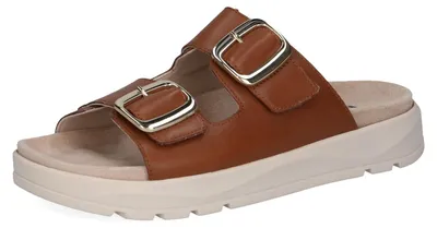 Produktbild von Caprice Damen Sandale aus Leder, Braun (Cognac Nappa), 36