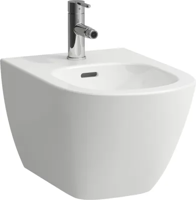 Immagine prodotto di LAUFEN LUA bidet mural, avec trop-plein, 1 trou pour robinet, 360x520mm, robinets d'angle intérieur, H8300810003021, H8300810003021