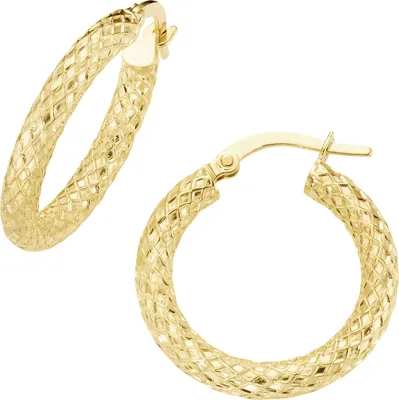 Produktbild von Creolen Luigi Merano strukturiert, Gold 375 Gold Onesize