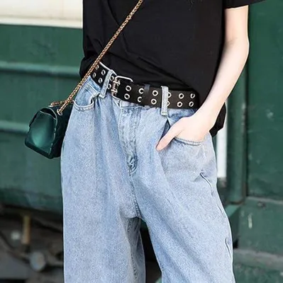 Immagine prodotto di Cinturino in pelle - Nero - Unisex - Doppia fibbia - Per uomo e donna